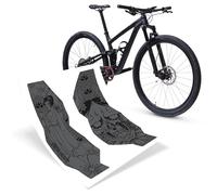 Riesel Design Kit Protection pour Fourche vélo - 2 pièces - Tape 3000 Honeycomb - Japan