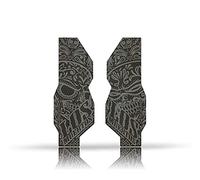 Riesel Design Kit Protection pour Fourche vélo - 2 pièces - Tape 3000 Honeycomb - Los Muertos, Taille Unique