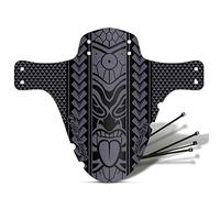 Riesel Design ® Mudguard Boues : PE - avec Serre-câble pour Le Garde-Boue VTT/Garde-Boue de vélo élégant et Garde-Boue Moderne pour Toutes Les Tailles de vélo - Maori Bling