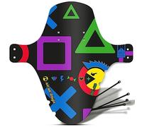 Riesel Design® Mudguard - KOL:OSS - avec Serre-câble pour Garde-Boue VTT Plus Grand (comme Boue :PE)/Garde-Boue de vélo élégant et Garde-Boue de VTT Moderne pour Toutes Les Tailles de Roues - Gaming