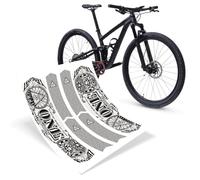 Riesel Design Protections Autocollantes Triangle Arrière Cadre de vélo - Tape 3000 Honeycomb - Illuminati
