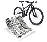 Riesel Design Protections Autocollantes Triangle Arrière Cadre de vélo - Tape 3000 Honeycomb - Maori