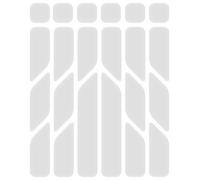 Riesel Design re:Flex Everywhere Patchs refléchissants Adulte Unisexe, Blanc, Taille Unique