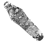 Riesel Design Ritze Garde-Boue Adulte Unisexe, Stickerbomb Eyecatcher Ultra Noir, Taille Unique