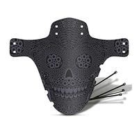 Riesel Design ® Garde Boue : modèle Schlamm - PE- livré avec Colliers Rilsan/pour Toutes Les Tailles de vélo, pneus Jusqu’à 2.6’’ - Made in Germany - Los Muertos