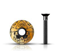 Riesel Design Stem : Cap Bouchon de diretion Adulte Unisexe, Illuminati, 1 1/8" (2,85 cm)