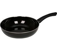 Riess, 0042-022, poêle gourmet 24, CLASSIC - ÉMAIL NOIR, diamètre 24 cm, hauteur 5,6 cm, contenance 1,8 litre, émail noir, poêle à frire, induction