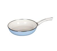 Riess, 0042-032, NOUVELLE Poêle en verre céramique Blue 24 en émail Bleu Ø 24 cm Hauteur 5,6 cm Capacité 1,8 l