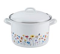 RIESS 0124-070 Marmite avec couvercle Motif floral Induction 3,5 l Diamètre 20 cm
