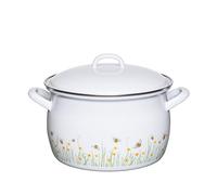 Riess, 0164-137 - Marmite avec couvercle - 20 cm - 3,5 l - Dimensions : 27 x 22 x 19 cm - Poids : 1,6 kg - Abeille - Émail (0166-137)