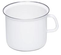 Riess, 0271-033, Pot haut sans couvercle 16, blanc classique, diamètre 16 cm, contenu 2 litres, hauteur 14,2 cm, émail, blanc, induction