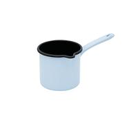 Riess, 0285-028 - Casserole à bec avec manche de 12 cm - 1 l - Bleu - Dimensions : 24,8 x 15,2 x 13,7 cm - Poids : 0,495 kg - Volume : 1 l - Cafetière à manche