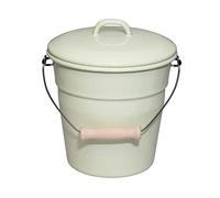 Riess, 0369-006, Seau Bio avec Couvercle, diamètre 20 cm, 3,5 litres, Classique Pastel coloré, émail, 1170 kg, LBH 21 x 22 x 18,8 cm