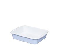 Riess, 0397-127 Mini moule à four émaillé Édition classique Nature Blue Light 0,765 kg, 1,6 l, 24,8 x 20 x 5,5 cm