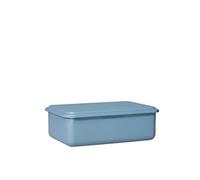 Riess, 0417-125 Récipient en émail avec couvercle 23 x 15 x 7 cm Design SERVE + STORE Bleu framboise Poids 0,63 kg H 23,4 x 15,7 x 7 cm