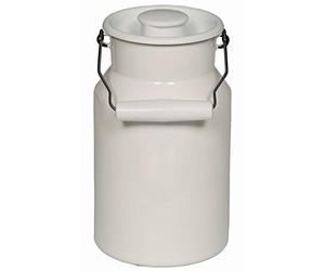 Riess 0506-033 classique Pot à lait avec couvercle 19.2 cm Blanc cassé