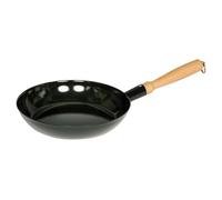 Riess Poêle ronde Classic 0564-022 Manche en bois Noir Ø 24 cm