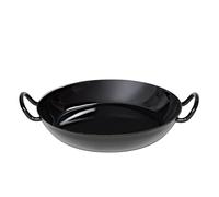 Riess, 0601-022 - Poêle à frire 24 - Classic - Noir - Diamètre : 24 cm - Hauteur : 5,5 cm - Émail noir