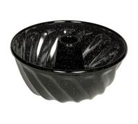 Riess, 0632-022, Moule à kouglof 24, émail, noir, moule à gâteaux en forme de coupe