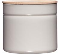 Riess Boîte à provisions avec couvercle Ø13cm 1,35 litre H12cm Light Grey
