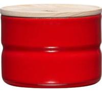 Riess Boîte à provisions avec couvercle Ø8cm 230ml fresh tomato émail