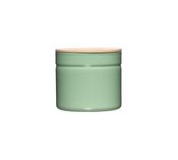 RIESS Boîte de conservation en émail avec couvercle en bois de frêne Truehomewear 12cm 1390ml vert