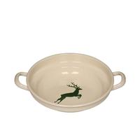 Riess Bol paysan plat Ø24cm cerf vert émail
