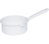 RIESS grande casserole avec bec verseur, casserole de o et couleurs au choix, blanc, 0,75l