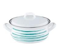 Riess Casserole avec Couvercle Vert flammé 18 cm 1,5 l