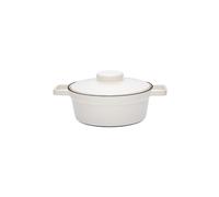 RIESS Casserole en émail avec couvercle Aromapot - Truehomeware 24cm 2l blanc