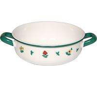 Riess Country Gmunder Streublumen Bol paysan Ø14 cm 0,85 litre émail