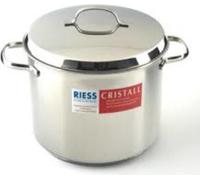 Riess Cristall marmite à viande avec couvercle en acier inoxydable Ø12cm induction