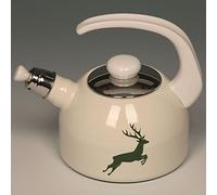 RIESS flûtes-bouilloire à sifflet en cerf vert, ø 18 cm, 2 l