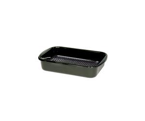 RIESS Grillpfanne mit Waffelboden 35x23cm Schwarz noir