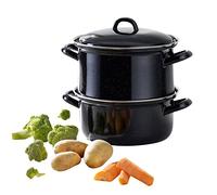 Riess Kelomat Cuiseur à pommes de terre en fer, noir, 40 x 23 x 13 cm