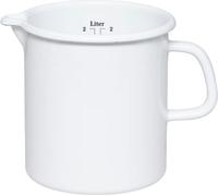 Riess Mètre de cuisine Ø14cm 2L Blanc Émail
