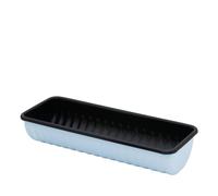 Riess Moule à dos de chevreuil 30 x10cm émail de cuisson bleu
