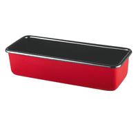 RIESS Moule à gâteaux royaux 30x10cm rouge émail