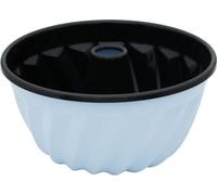 Riess Moule à kouglof 22 cm émail de cuisson bleu