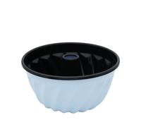 Riess Moule à kouglof 24 cm émail de cuisson bleu
