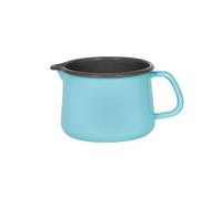 Riess Nouvelle bleu cristal Casserole à bec Ø12cm 1 litre Émail Induction
