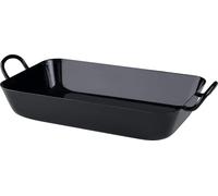 Riess Oma's poêle à frire 37/22cm moule à pâtisserie émaillé noir