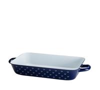 Riess Poêle à frire 33x20cm Dirndlblau émail