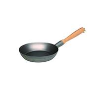 Riess Poêle à frire en bois - Pour induction - En fer brut - Diamètre : 20 cm
