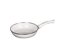 Riess poêle ceraglas, poêle, une poêle émaillée de ø et couleurs au choix, blanc, 24 cm