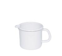 Riess Pot à bec Ø9cm 1/2L Blanc Émail