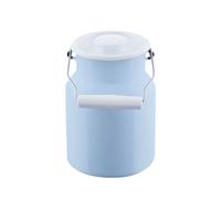 Riess Pot à lait avec couvercle 1,5 litre émail Classic bleu pastel