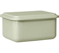Riess Récipient à provisions avec couvercle small haut 15x11x7cm vert sauge émaillé
