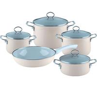 Riess Set de casseroles 5 pièces Avorio émail