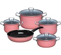 Riess Set de casseroles 5 pièces Pink émail
